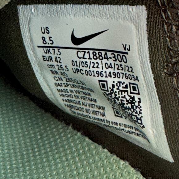 Nike Free RN Run 5.0 Next Nature Mens Size 8.5 Sneakers Cargo Khaki CZ1884-300 - Picture 7 of 8